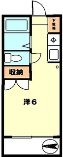 金子ハイム【2階】の間取り