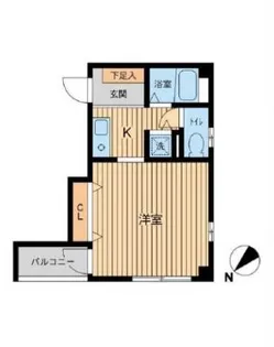 アメニティーTOA【1階】の間取り