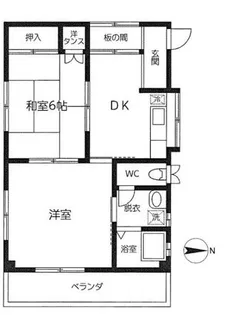 メゾンツチヤ【3階】の間取り