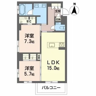 ルジェンド【2階】の間取り