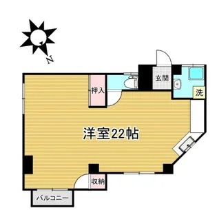 山惣マンション【4階】の間取り