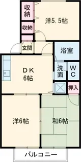 兵庫県加古川市加古川町河原【アパート】の間取り