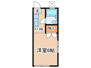 サンライズハイツ【1階】の間取り