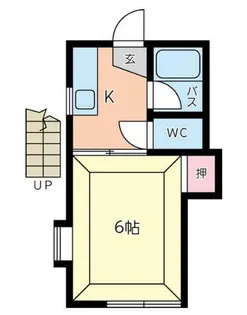 鶴巻エイトハイム【1階】の間取り