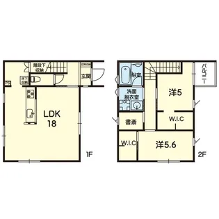 熊本県菊池郡菊陽町大字原水【一戸建】の間取り