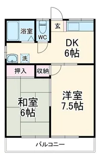 サンノーハイツ【1階】の間取り