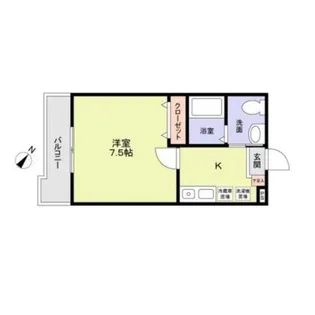 ルミエール常盤台A棟【3階】の間取り