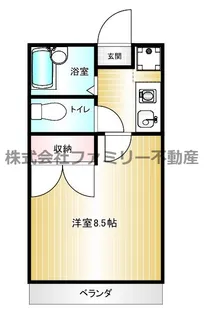 あさひスカイハイツ【2階】の間取り