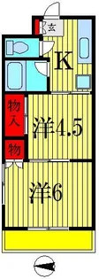 ロックグランデ【4階】の間取り