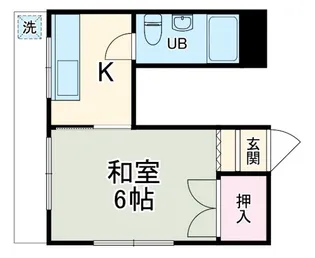 シャンブルドット元住吉【2階】の間取り