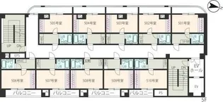 マリオン相模原ビル【5階】の間取り