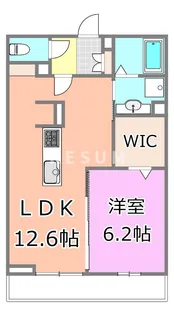 千葉県千葉市中央区長洲2【アパート】の間取り