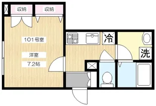 Maison Double Vinght【1階】の間取り