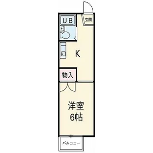 プチメゾン以楚【2階】の間取り