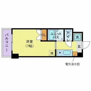 東京都渋谷区東3【マンション】の間取り