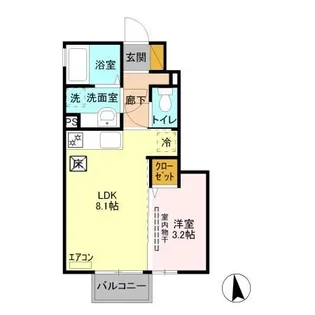 Reve・k【1階】の間取り