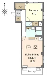 Hebel Builds Haneda【3階】の間取り