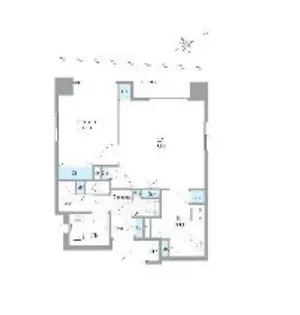 東京都中央区銀座1【マンション】の間取り