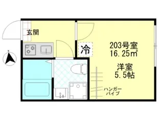 東京都葛飾区東四つ木1【アパート】の間取り
