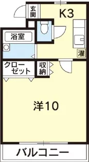 ローズガーデンハイツ【5階】の間取り