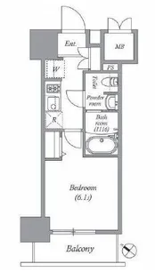オーパスホームズ南行徳【4階】の間取り