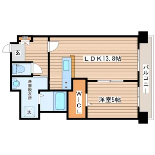 Kanon Sendai【4階】の間取り