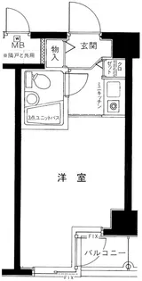 ホーユウコンフォルト蒲田【7階】の間取り