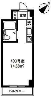 ほしのビル【4階】の間取り