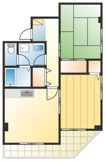 神奈川県川崎市川崎区旭町2【マンション】の間取り