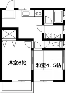 クローバーハイツ【2階】の間取り