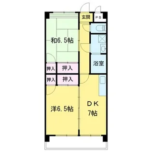 ハシェンダ東和【4階】の間取り