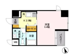 東京都西東京市富士町4【マンション】の間取り