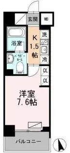 カスタリア大森III【5階】の間取り