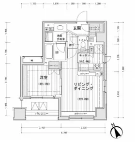 東京都中央区湊3【マンション】の間取り