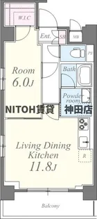 東京都墨田区石原3【マンション】の間取り