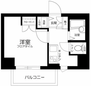 メインステージ麻布十番II【4階】の間取り