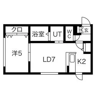 ノースパインハイム【1階】の間取り
