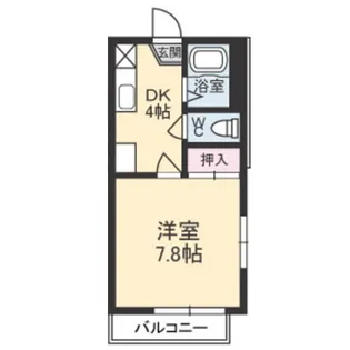 コーポファミール【1階】の間取り