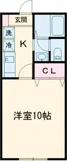 新潟県新潟市東区中山7【アパート】の間取り