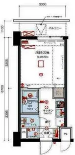 リヴシティ西川口【8階】の間取り