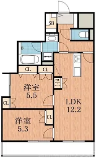 Maison de Mine Nagai Park Est.【1階】の間取り