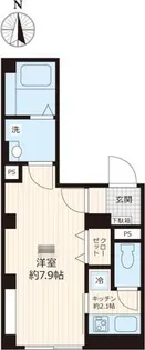 ソレイユ新大橋【1階】の間取り