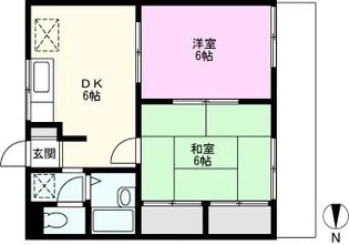 ロイヤルヒルズ【1階】の間取り