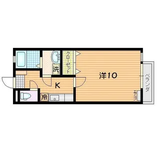 サンライズ月が丘【1階】の間取り