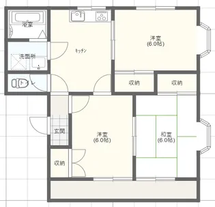 クレアトゥール【2階】の間取り