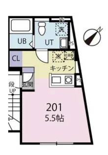 nobliss中野【2階】の間取り