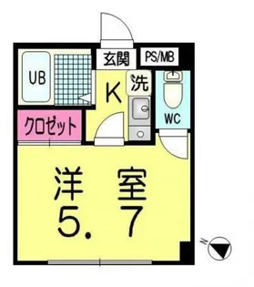 ペパンシェソワ【2階】の間取り