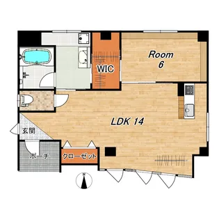 DURL VIEW(ディアルビュー)【4階】の間取り