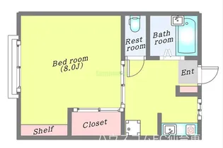 連坊リトル・ヒルズ【1階】の間取り