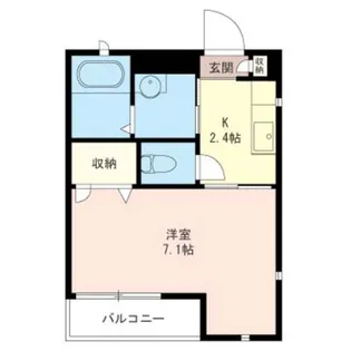 フォンテーヌ大倉山【2階】の間取り